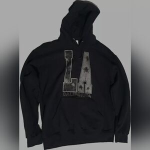 Mens L Black L.A Hoodie